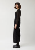 Velveteen Flared Overall One Piece