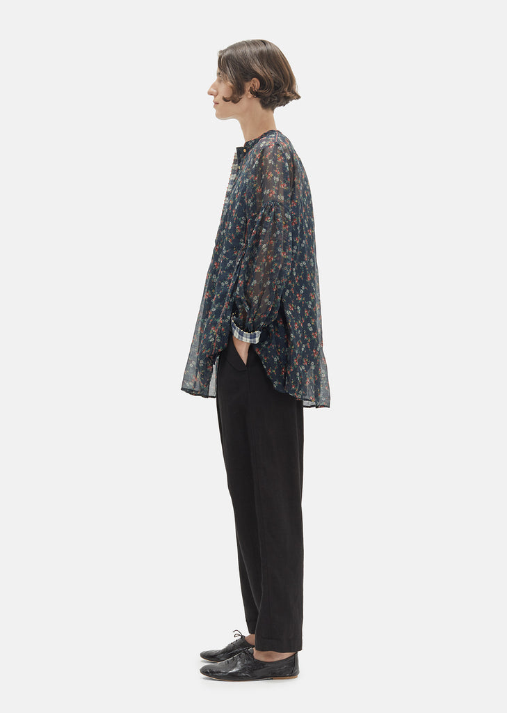 Printed Cotton Silk Shirt