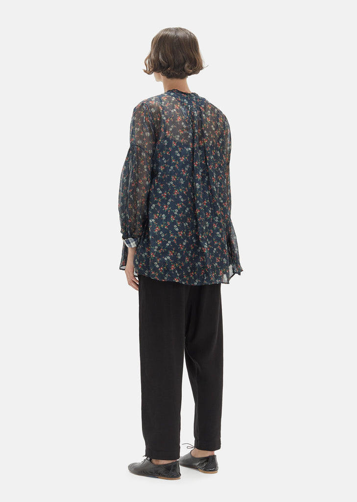 Printed Cotton Silk Shirt