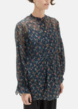 Printed Cotton Silk Shirt