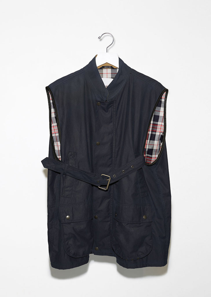 Waxed Cotton Vest