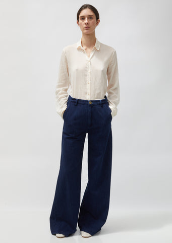Calvary Cotton Denim Trousers