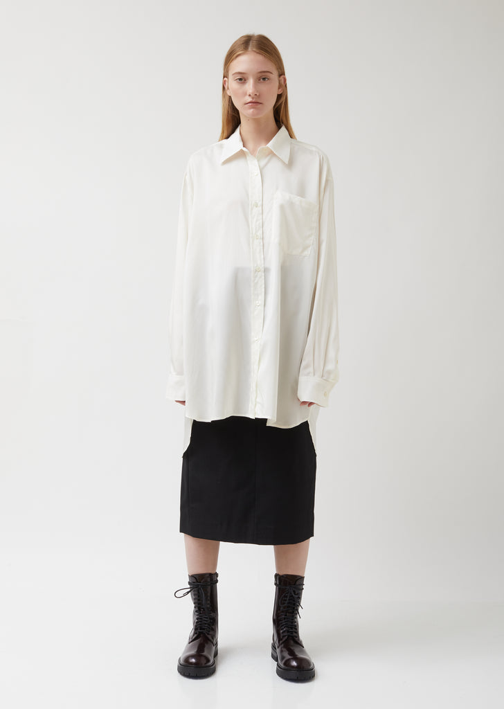 Oversized Silk Shirt