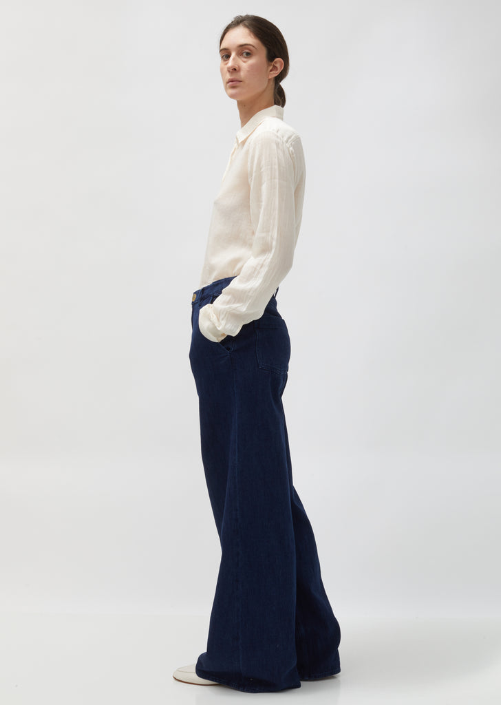 Calvary Cotton Denim Trousers