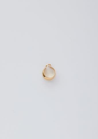 Gold Chunky Creole Single Earring