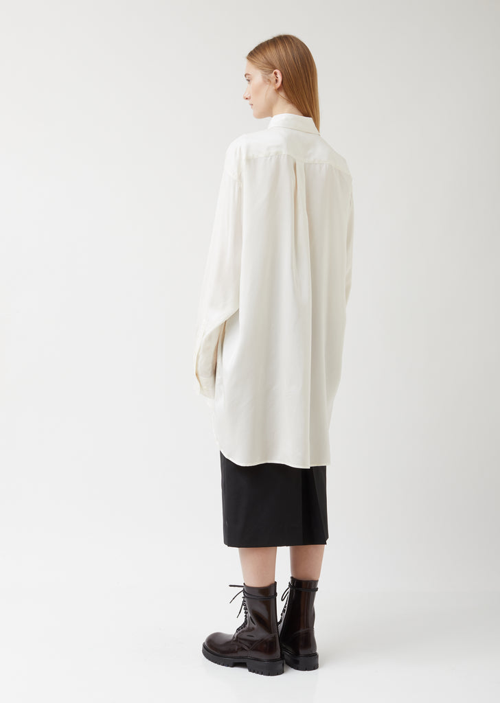 Oversized Silk Shirt