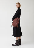 Brown Leather Shoulder Bag