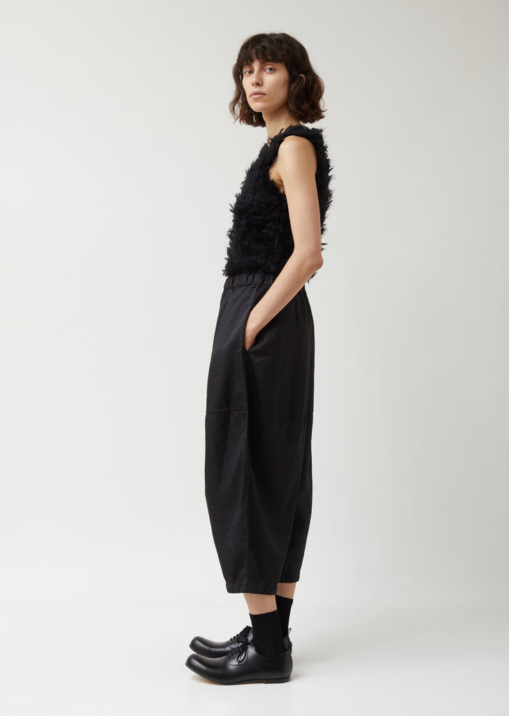 Polyester Dobby Animal Pattern Garment Treated Pants