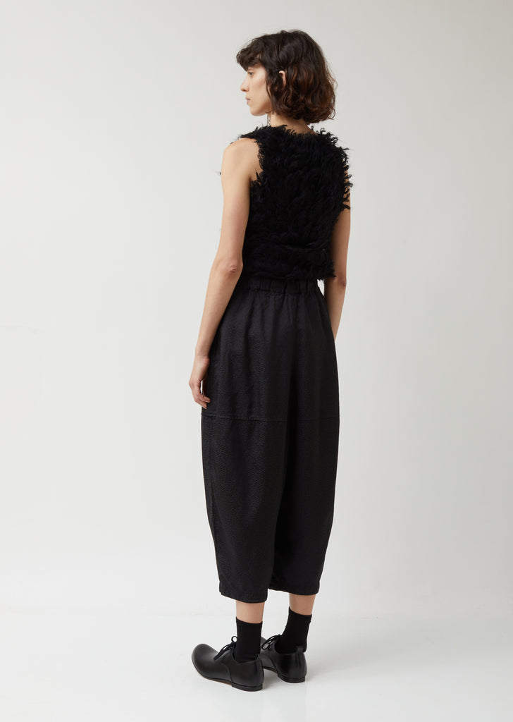 Polyester Dobby Animal Pattern Garment Treated Pants