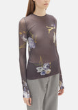 Niala Long Sleeve Flower Top