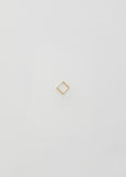 3D Square Earring 01 with Diamond — 15mm