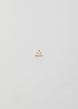 3D Triangle Earring — 15mm