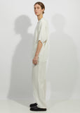 Linen Gauze V-Neck Top