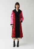 Wool Acrylic Cloth x Pile Jacquard Coat