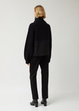 Turtleneck with Garment Dyed Panel