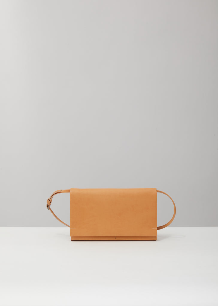 Belted Pleats Wallet Bag