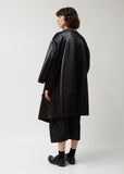 Synthetic Enamel Boa Coat