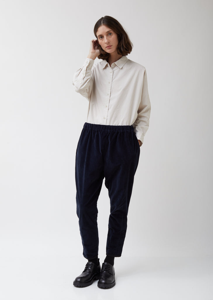 Dark Navy Velveteen Jodhpur Pant