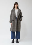 Wool Glen Check Coat