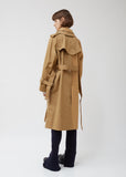 Wool Melton x Cotton Coat