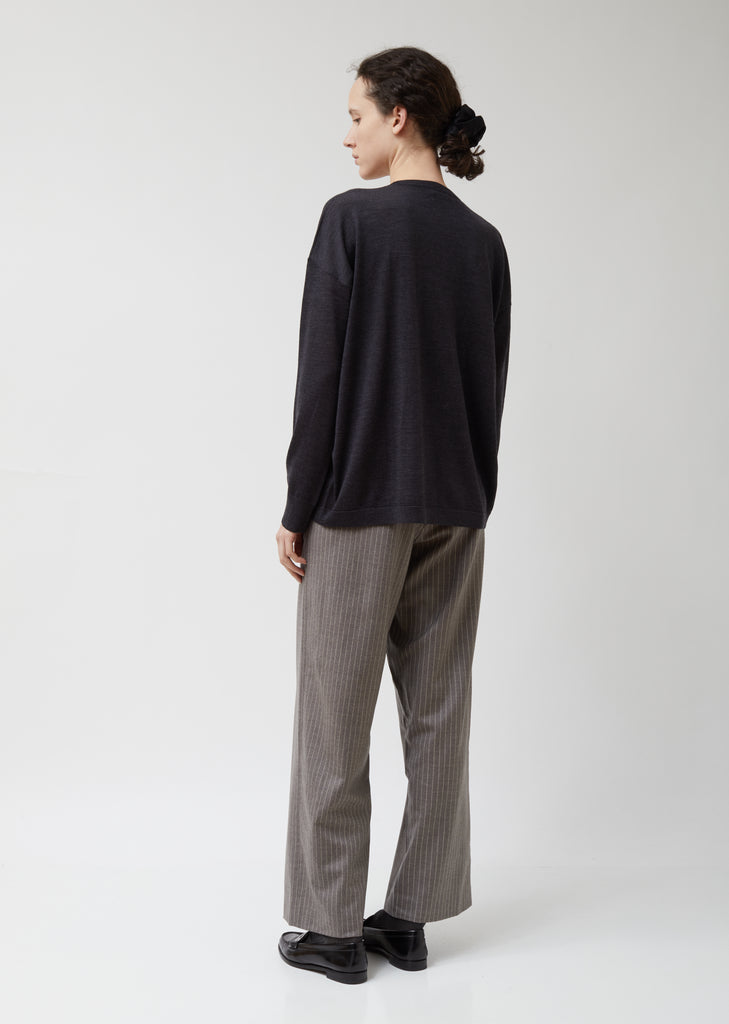 Wool Slouchy Crew