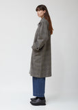 Wool Glen Check Coat