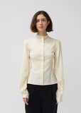 Stretch Silk & Wool Second Skin Blouse