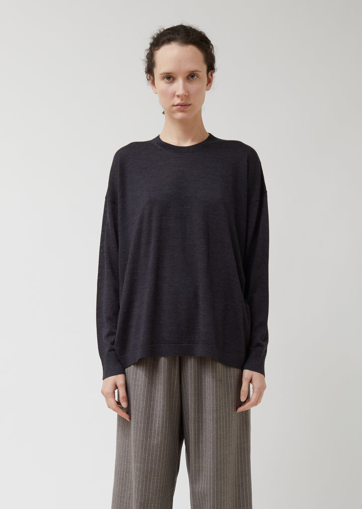 Wool Slouchy Crew