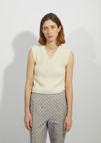 Kandra Rustic Cotton Sweater Vest