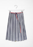 Trompe L'Oeil Pleated Skirt