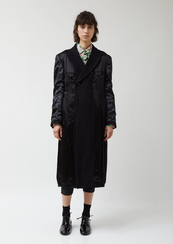 Wool Flannel Garment Treated Coat