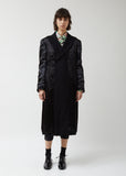 Wool Flannel Garment Treated Coat