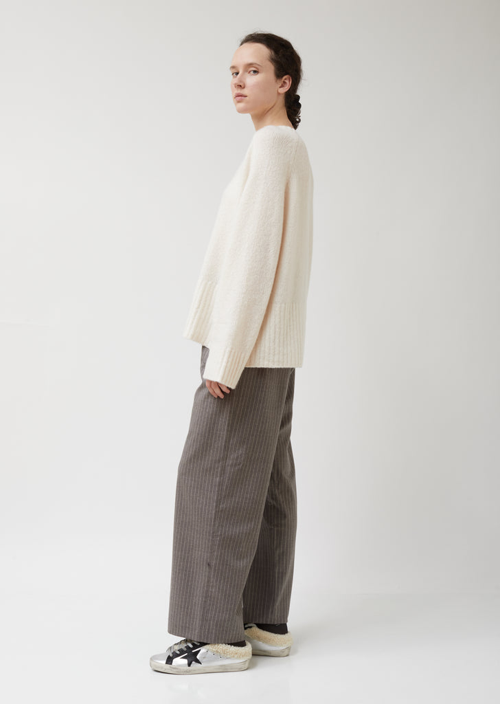 New Wide Rib Cashmere Sweater