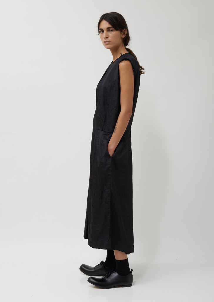 Polyester Dobby Animal Pattern Dress