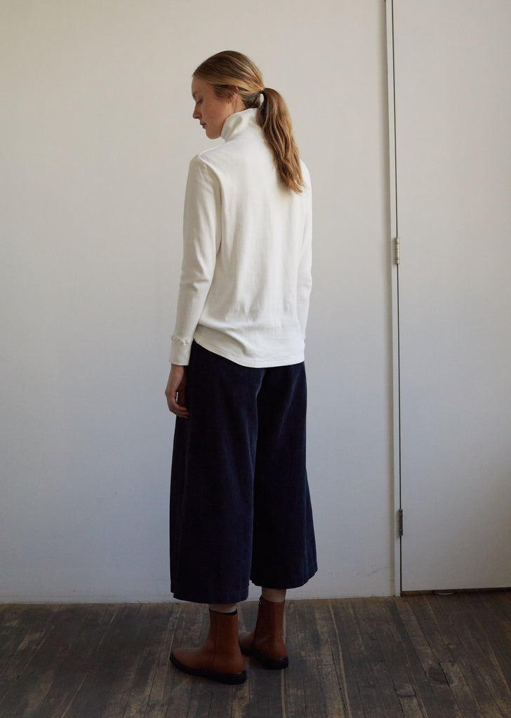 Women Corduroy Wide Culotte Pants