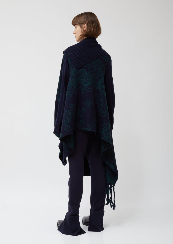 Floral Jacquard Cardigan