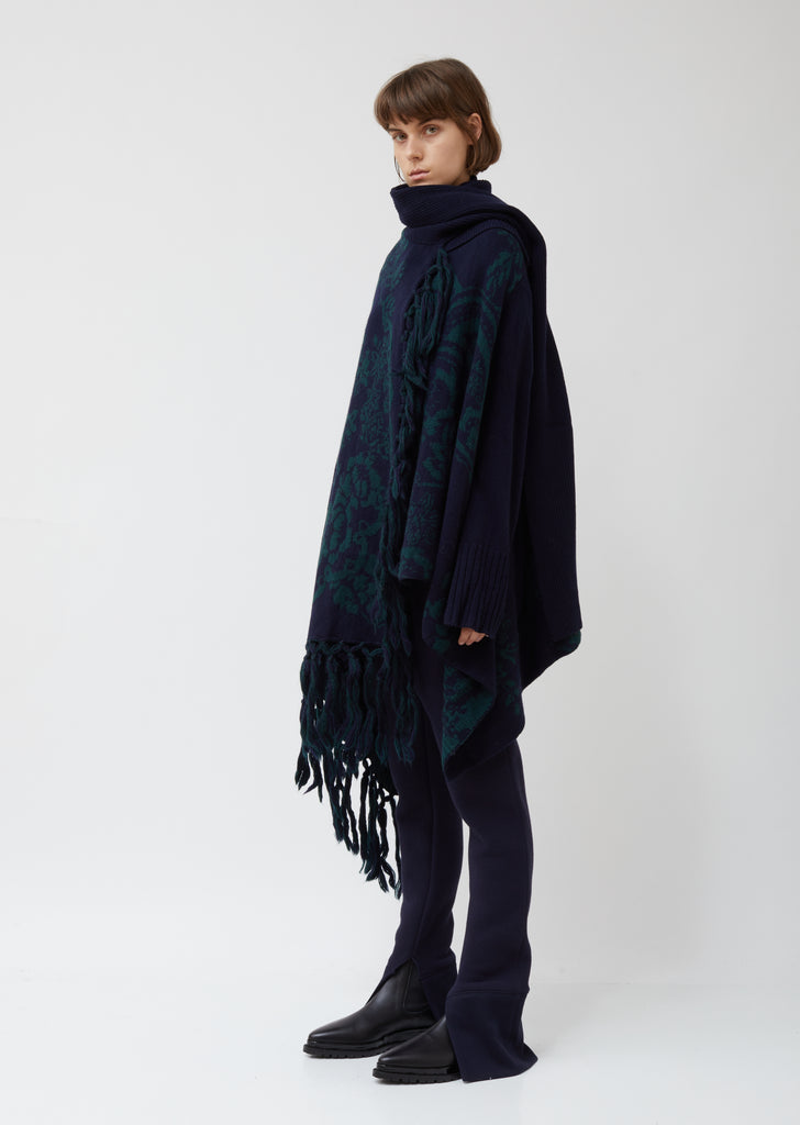 Floral Jacquard Cardigan