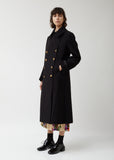Wool Acrylic Cloth x Pile Jacquard Coat