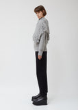 Wool Pullover with Scarf