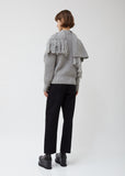 Wool Pullover with Scarf