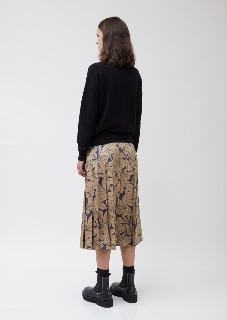 Black Classic Crew Neck Cashmere Sweater