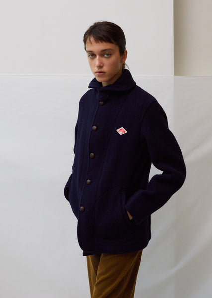 Wool Mossa Short Coat – La Garçonne