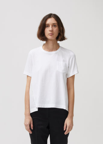 Cotton Jersey & Poplin T-Shirt