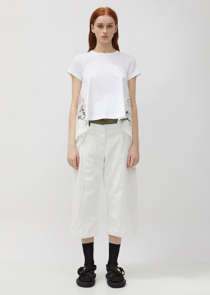 Embroidery Lace Cotton Tee