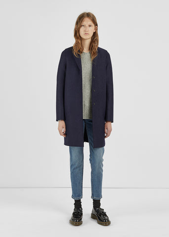 Classic Wool Cocoon Coat