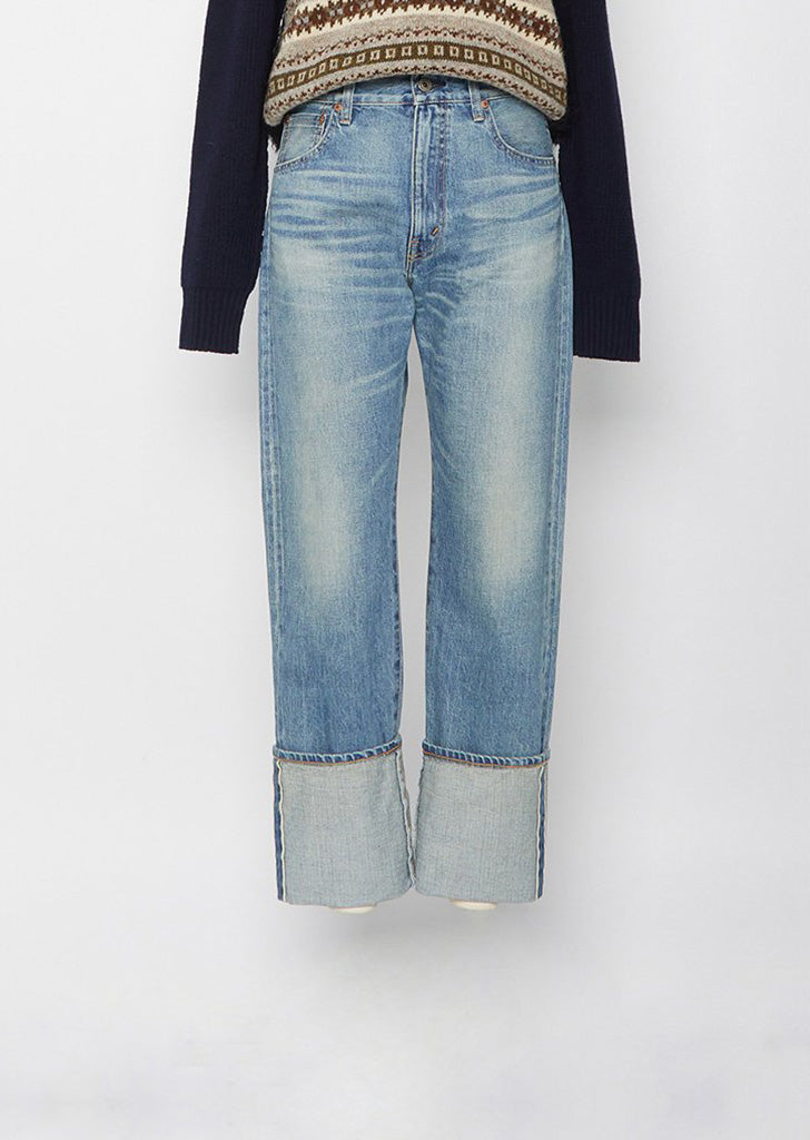 Cuffed Denim