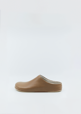 New Leather Mono Mule