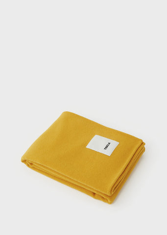 Pure New Wool Blanket — Yellow