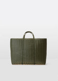 Extra Large Basket Tote Bag — Cactus
