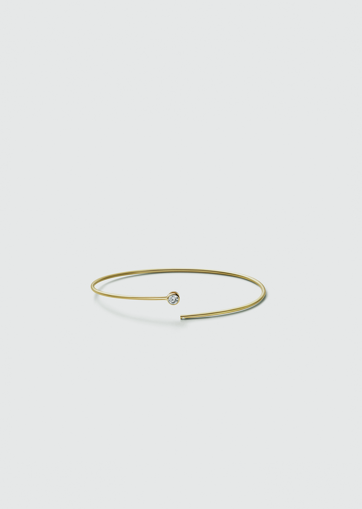 One-Stone Hoop Bracelet